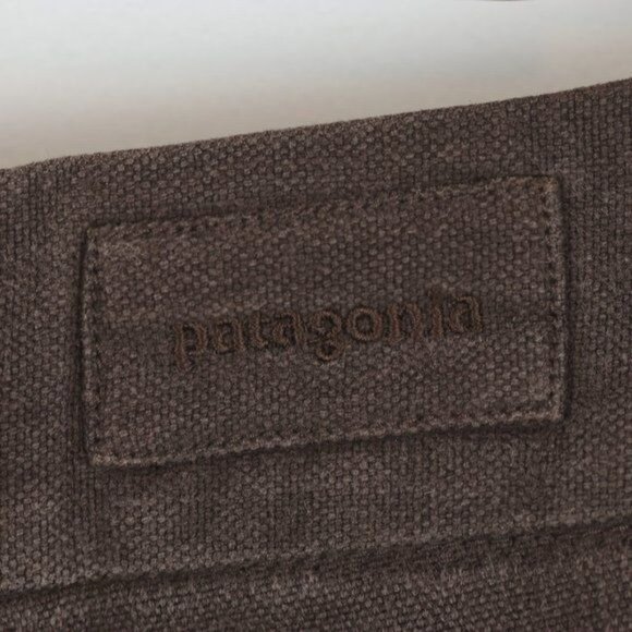 Patagonia Women's Size 6 Brown Hemp Blend Flat Front Straight Leg Casual Pants - Picture 6 of 11